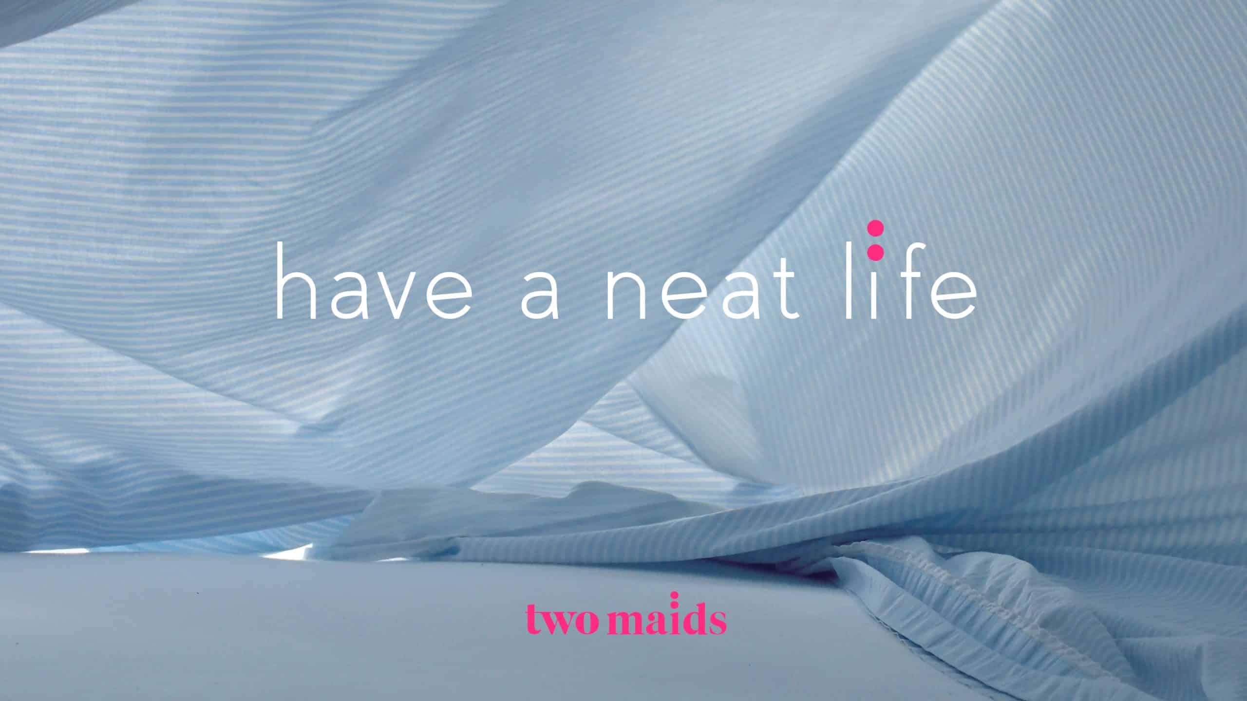 Clean, calming bedroom maintained by Two Maids of Summerville