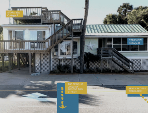 StarView Cottage B | Ocean Views | Steps to Beach